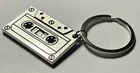 K7 Tape Audio Metal Steel Keychain Vintage Fashion Retro Music Cassette