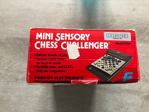Fidelity Electronics Mini Sensor Chess Echecs Vintage jeu electronique portable - Imagen 5 de 9