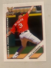 Kyle Mcgrath Card 2019 El Paso Chihuahuas Team Card