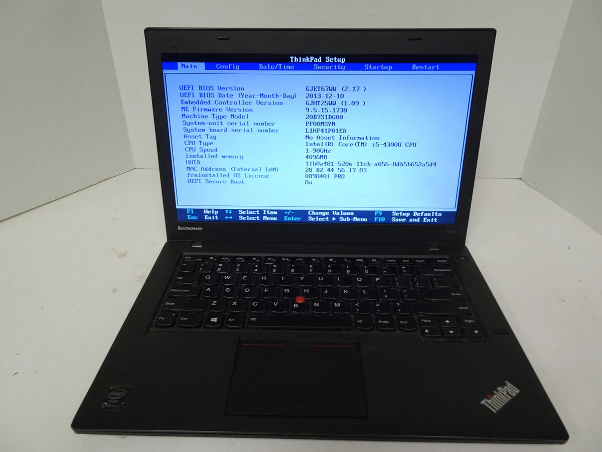 Lenovo thinkpad t440 online
