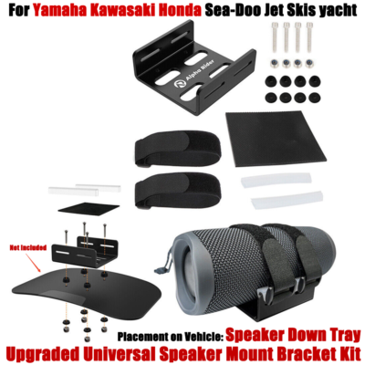 #ad #ad Universal Portable Speaker Mount For Sea Doo Kawasaki Honda Yamaha Jet Ski $28.89