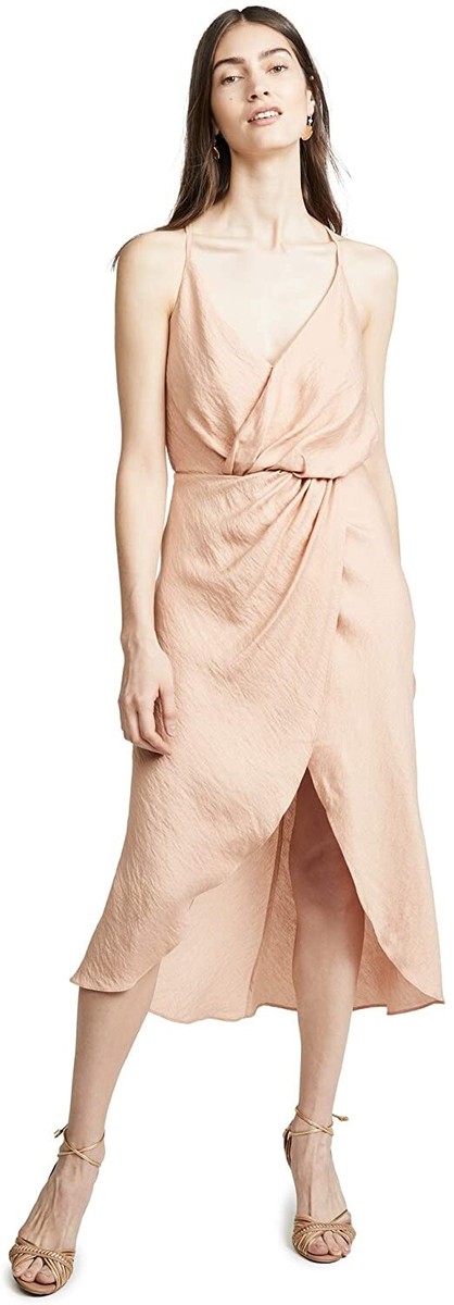 フリー Joie 247746 Womens Tanika Wrap Dress Sleeveless Warm Blush Size