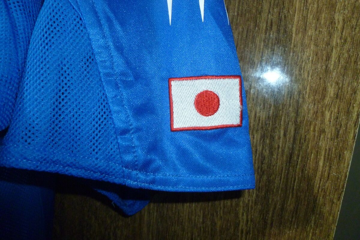 Japan Adidas Football Shirt Home 2004/2005/2006 Blue Soccer Japan Adidas Football Shirt Home 2004/2005/2006 Blue Soccer