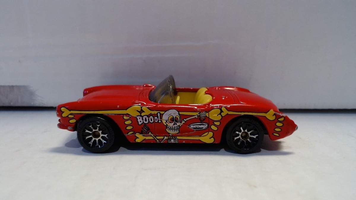 1998 Matchbox 1957 Chevrolet Corvette Convertible Red 1:58