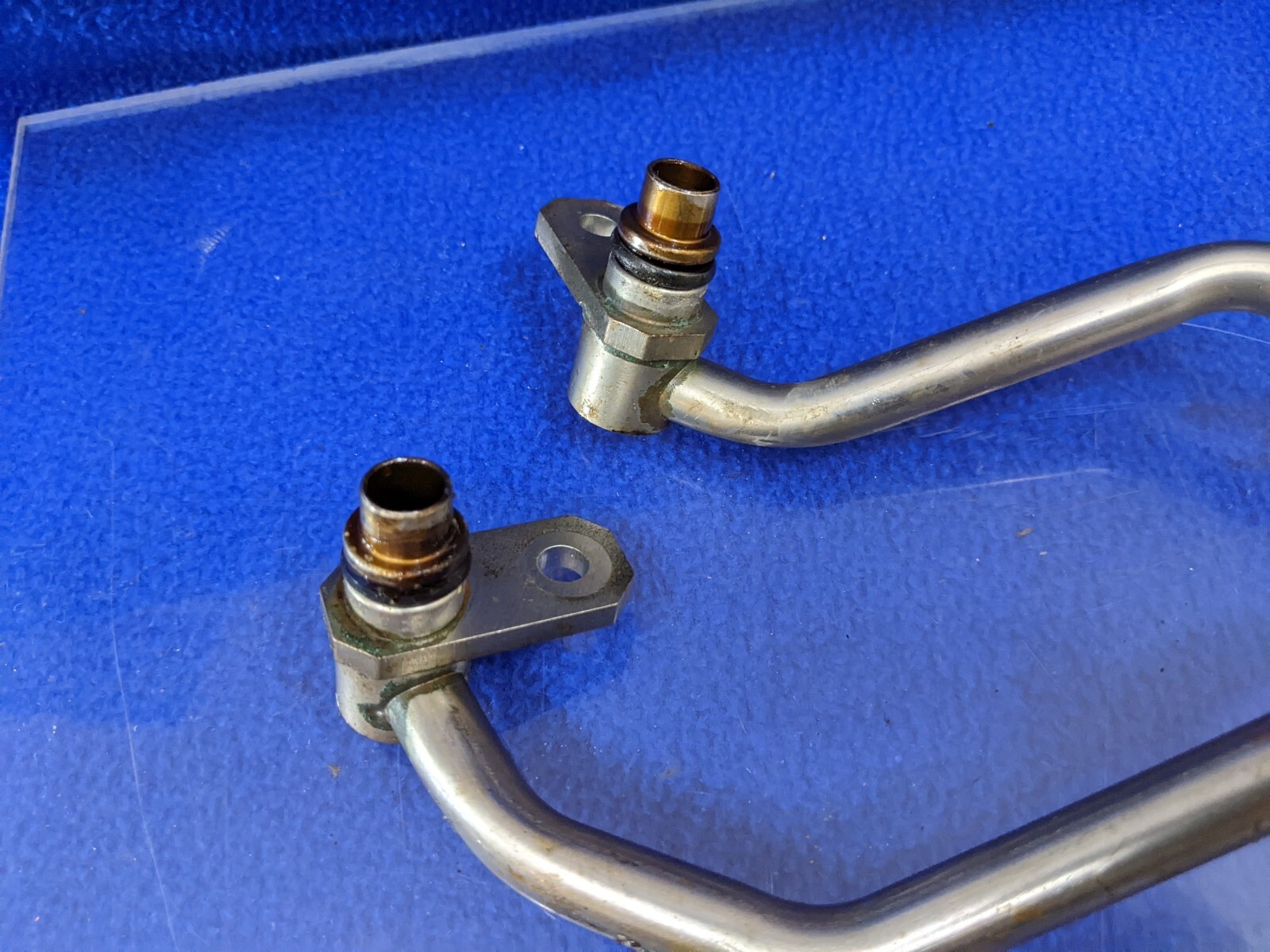 Bentley Continental GT transmission fluid oil lines tubes pipes pair oem w12