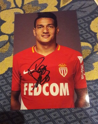 Signiertes Foto Rony Lopes Portugal AS Monaco  NEU