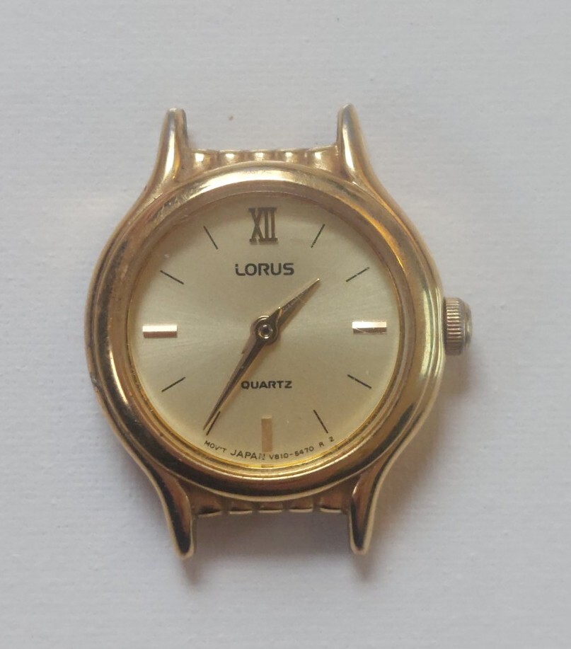 Vintage LORUS Quartz Gold Tone Women\'s Wristwatch Vintage Womens Watch Gold Tone Lorus Quartz Small Watch for  main image 4