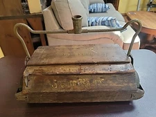 Vintage Bissell's Cyco Bearings Carpet Sweeper Wooden Grand Rapids Michigan