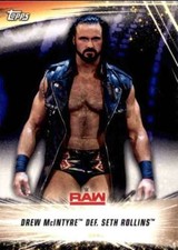 2019 Topps WWE Summerslam Wrestling #78 Drew McIntyre def. Seth Rollins
