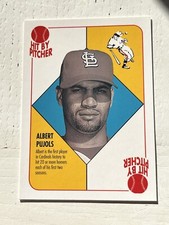 2002 Topps Baseball Game Albert Pujols Hit By Pitch NM