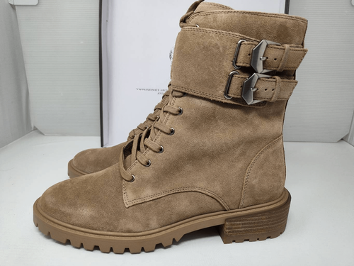 VINCE CAMUTO DAMEN FAWDRY DOPPELSCHNALLE WILDPILZ WILDLEDER MOTORRADSTIEFEL NEU IM KARTON 9M - Bild 8 von 12