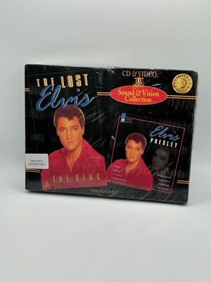 The Lost Elvis Limited Edition (1996) - CD & Video (VHS) SEALED