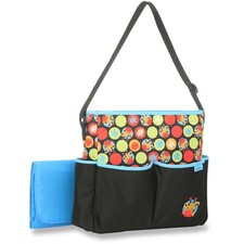 3-Piece Tote Diaper Bag with Wipes Case and Changing Pad