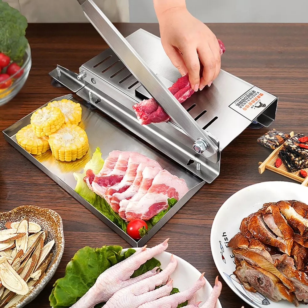 Commercial Frozen Meat Slicer Bone Cutting Machine Minced Lamb Chicken  Cutter