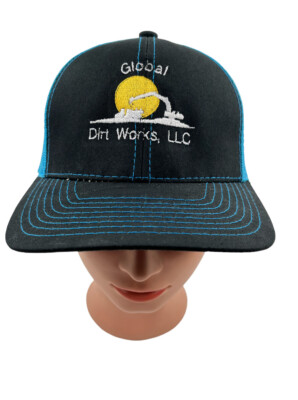 Global Dirt Works Hat Cap Mesh Back Snap Back