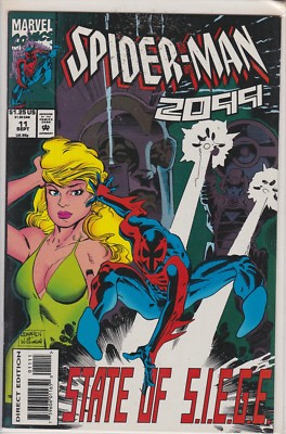 SPIDER MAN 2099 STATE OF S.I.E.G.E. SEPT #11 MARVEL COMIC BOOK