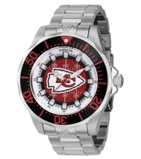 Invicta NFL Kansas City Chiefs Automatic Men's 47mm Grand Diver Watch 42121