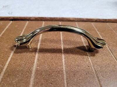 P539-PB Polished Brass 3''cc Arch Cabinet Handle Pulls Belwith Hickory Newport