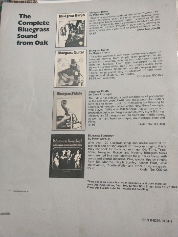 Bluegrass Mandolin Learn to Play Early Tab Music Jack Tottle Song Book