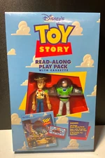 Vintage 1995 Disney's Toy Story Read Along Play Pack Cassette Figures Pixar NOS