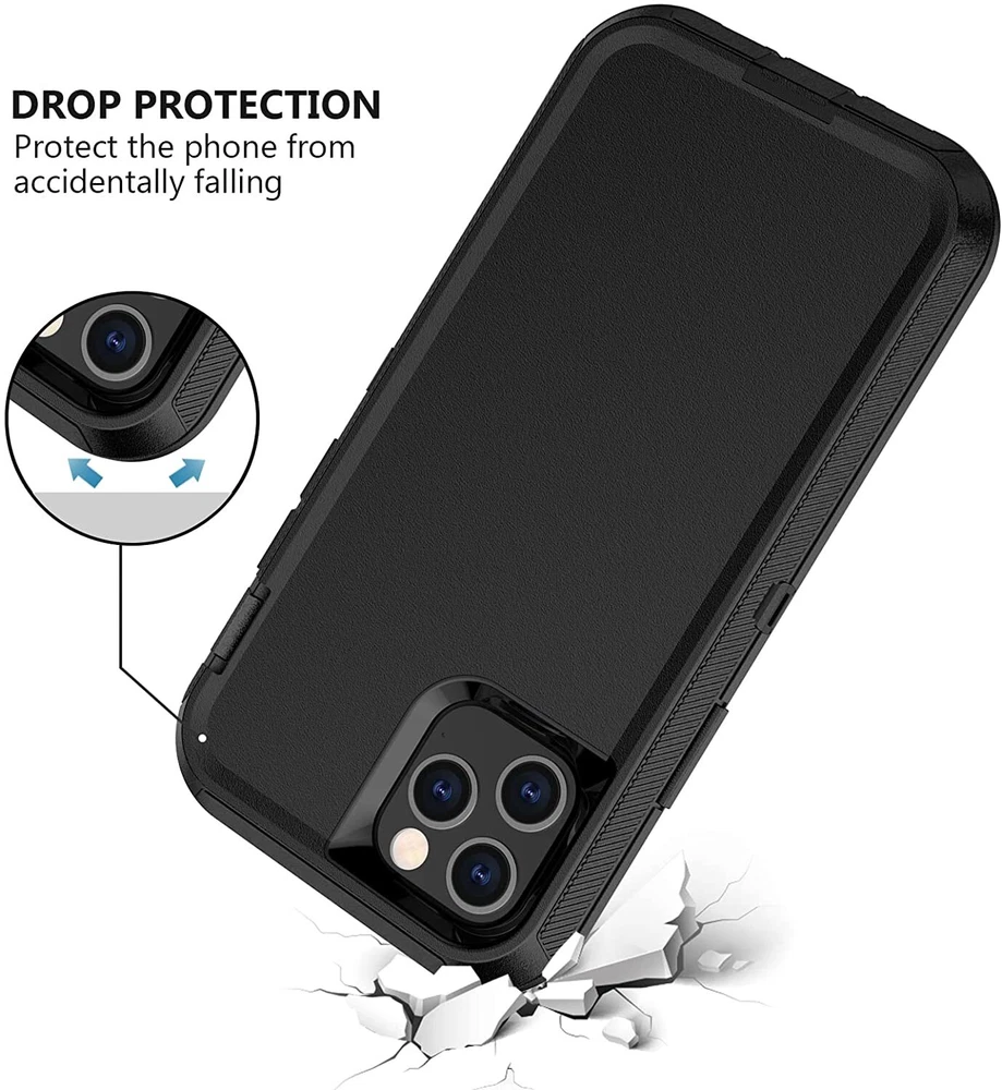 Ultra-Durable Shockproof Phone Case for iPhone 15 Pro Max 14 13 12 11 XR 8 7 Plus