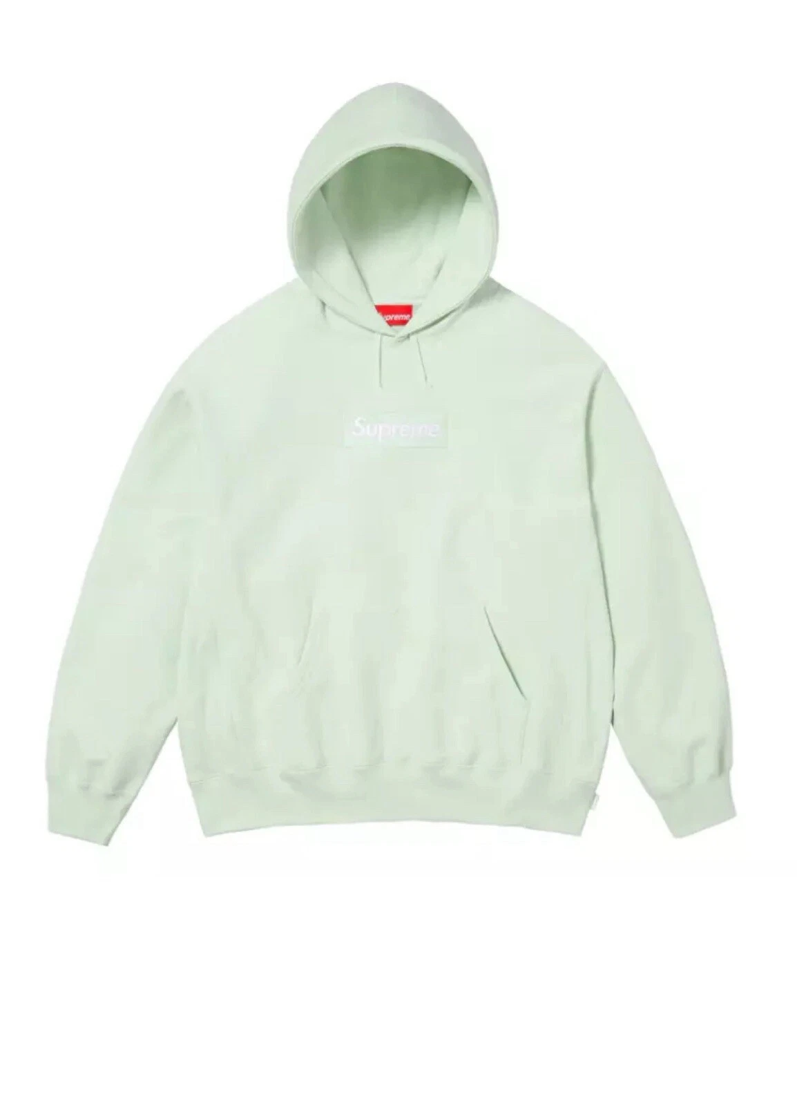 Sweat à capuche logo Supreme Box vert clair FW23SW56 taille XL extra large