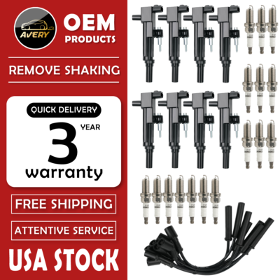 #ad #ad Ignition Coil amp; Wireset amp; Plugs for 2008 2012 Chrysler Dodge Jeep 4.7L V8 UF601 $135.64