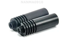 2pcs 16x50mm Case/Housing with Lens 200nm-1100nm for 9mm TO-5 Laser Diode LD