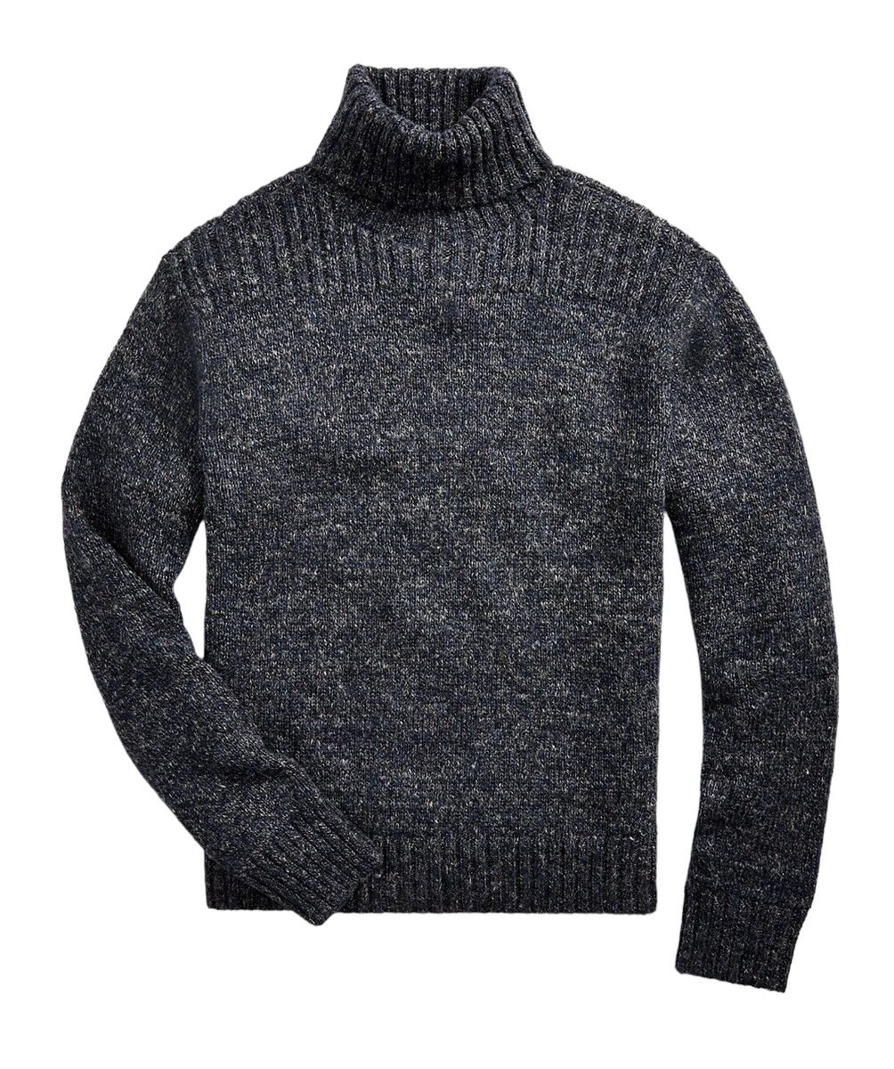 RRL Marled Wool Blend Turtleneck Sweater - ニット/セーター