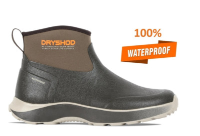Dryshod Men's Size 11.5 Evalusion All-Around Cuff Boot Brown Ankle EVA-MC-BR