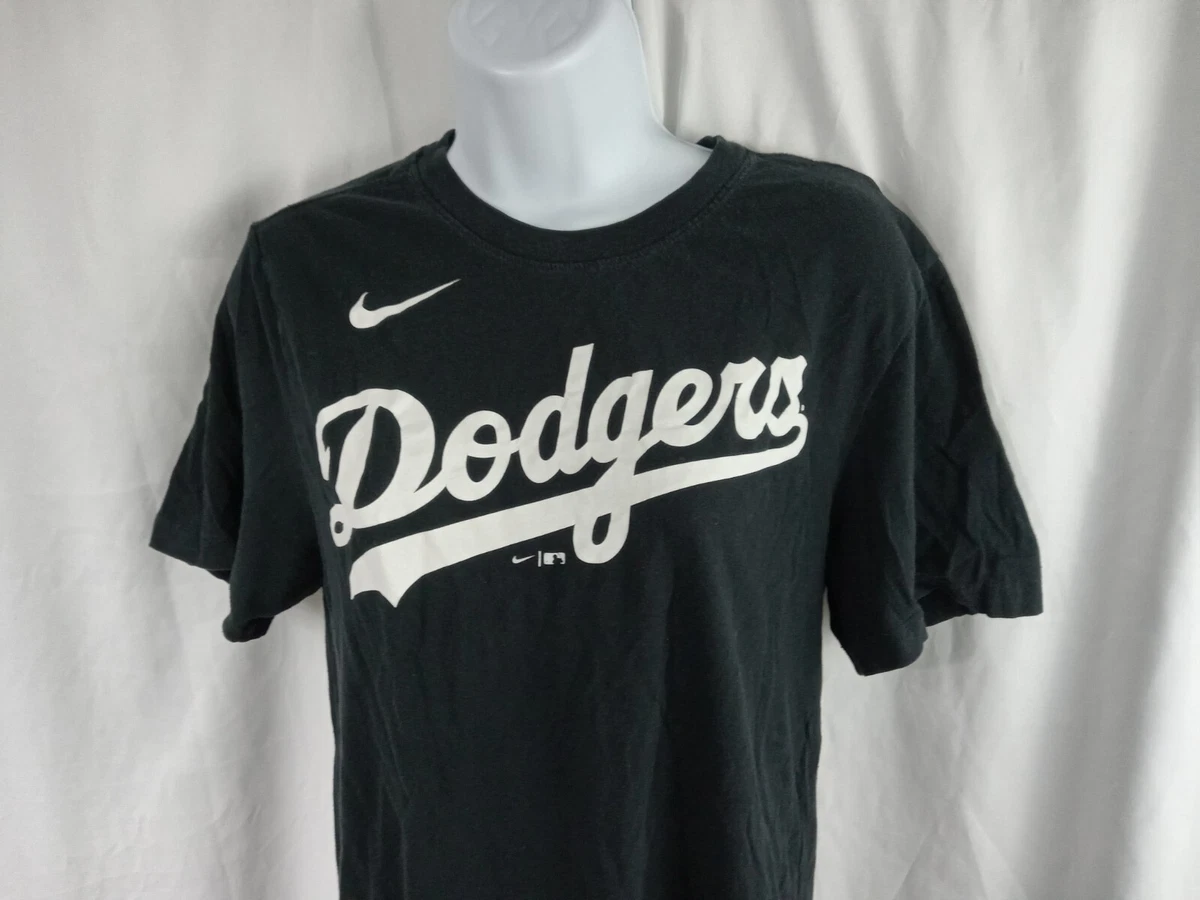Nike Los Angeles Dodgers Pullover Graphic T Shirt Black White