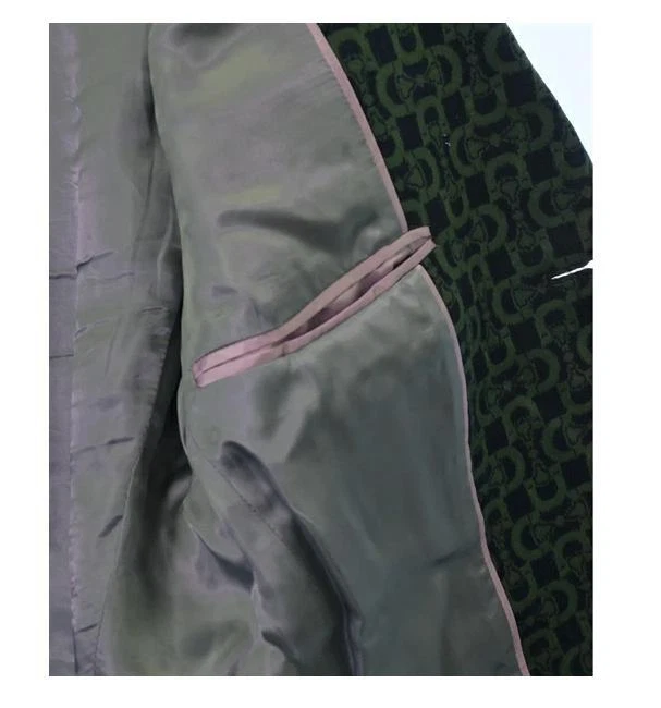 Gucci Giacca Sartoriale Verde Navy Cotone Uomo Taglia 48 Capispalla Made in Italy