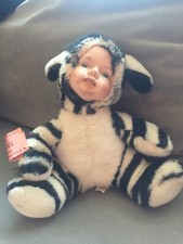 Show Stoppers Porcelain Doll  stripes  