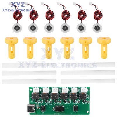 Type-C DC5V DIY Ultrasonic Mist Maker 6Channel Atomizing Module Humidifier 3W US