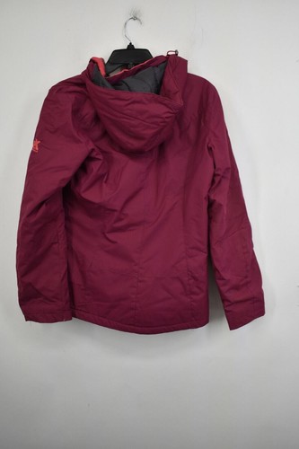 Zeroxposur Girls Magenta Zip Front Hooded Zip Pockets Athletic Winter Coat S - Picture 2 of 7