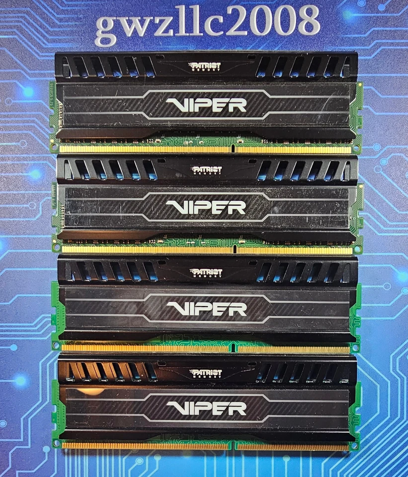 32GB (4x8GB) PC3-14900U DDR3-1866MHz 2Rx8 Non-ECC Patriot PV316G186C0K - Image 2 of 2