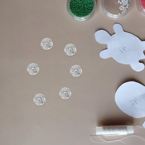 30 Pcs Mini Snaps Baby Mother Metal Tiny Buttons Fasteners for Clothing - 第 2/12 張圖片