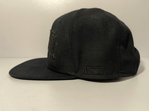 Vans Off The Wall Authentic Snapback Cap Black Embroidered (t13) - Bild 2 von 4