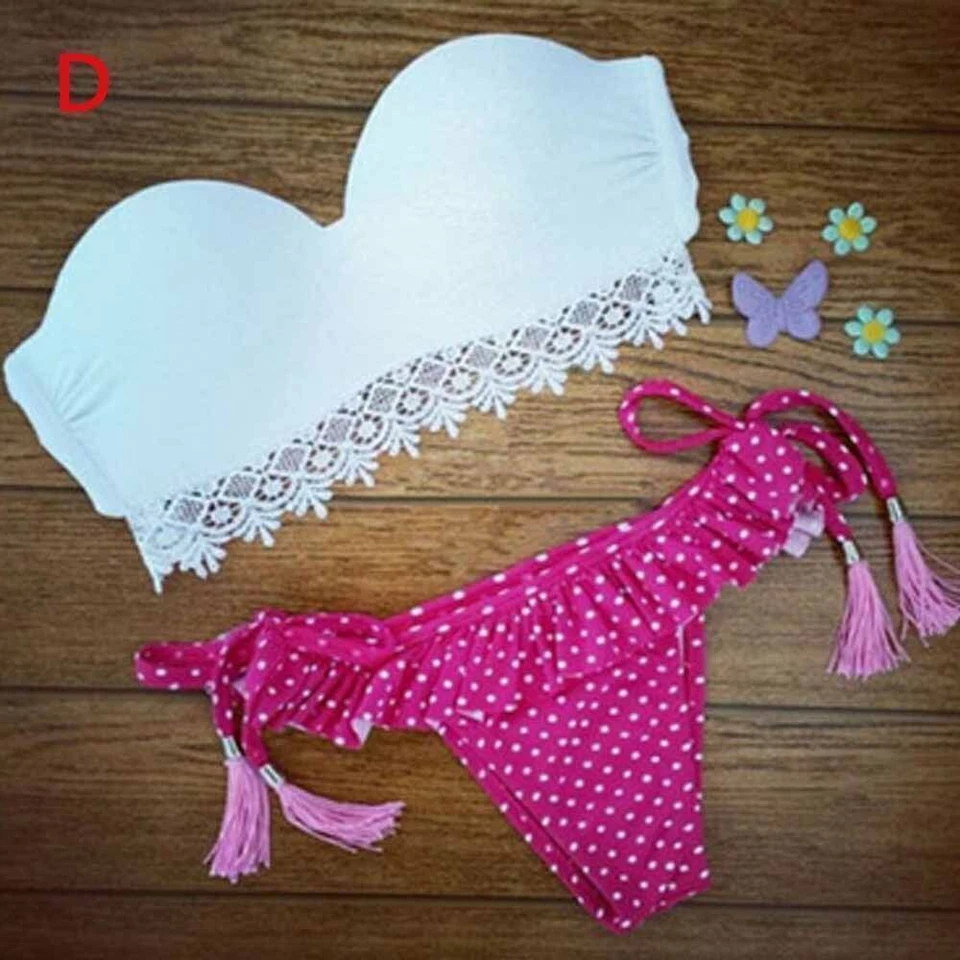2023 Femme Ensemble Bikini Soutien Gorge À Baleine Soutien-gorge Rembourré - Photo 3/4
