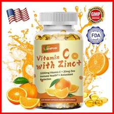 Vitamin C and zinc help with immunity wound healing growth development and Skin