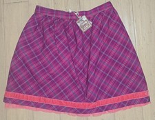 Matilda Jane Women's Tinsley Plaid Lined Skirt Size M NWT