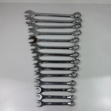 Mastercraft Combination Wrench Set 14 Pcs 3/8-1 1/4” SAE
