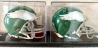 Bill Bergey and Vince Papale Signed Autograph Mini Helmets With COA.
