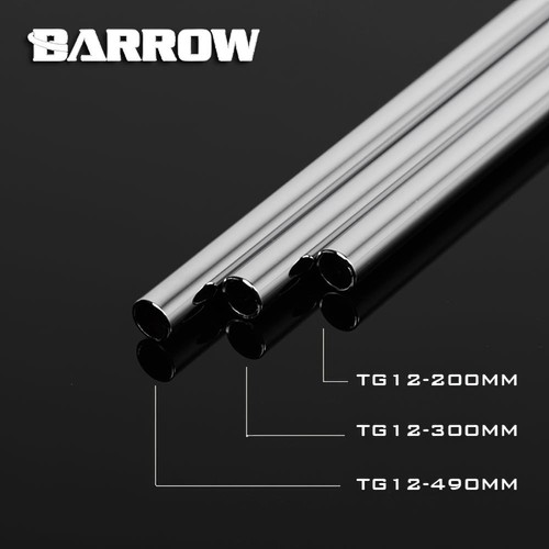 Barrow Chrome Plated Copper Rigid Tube OD 12MM 490mm TG12 TG12-490 - 第 1/1 張圖片