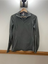 The North Face Grey Fleece Quarter Zip Sweater size small