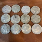 Kennedy Half Dollar Lot of 12 - 40% Silver - 1967- 1969