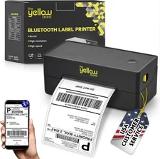 Label Printer, Bluetooth Thermal Printer, 4x6 Shipping Label Printer, Phone & PC