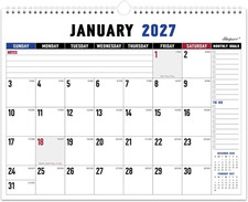 2027 Calendar - 2027 Wall Calendar, JAN 2027 - DEC 2027, 15" X 11.5"