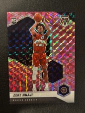 2020-21 Mosaic - Rookie Zeke Nnaji #231 Pink Camo Mosaic Prizm (RC)