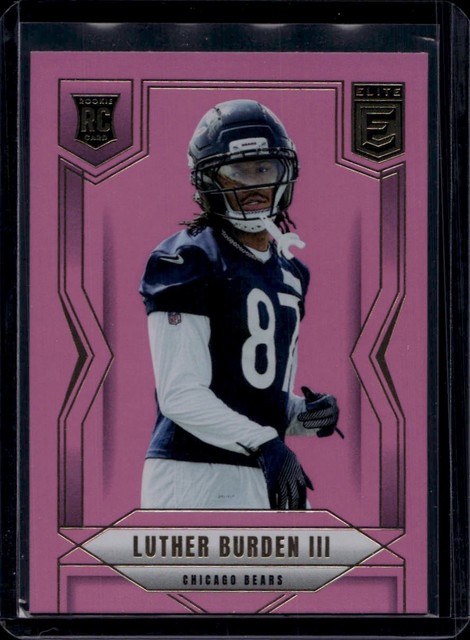 2025 Panini Donruss Elite Luther Burden III #118 Rookies Pink RC
